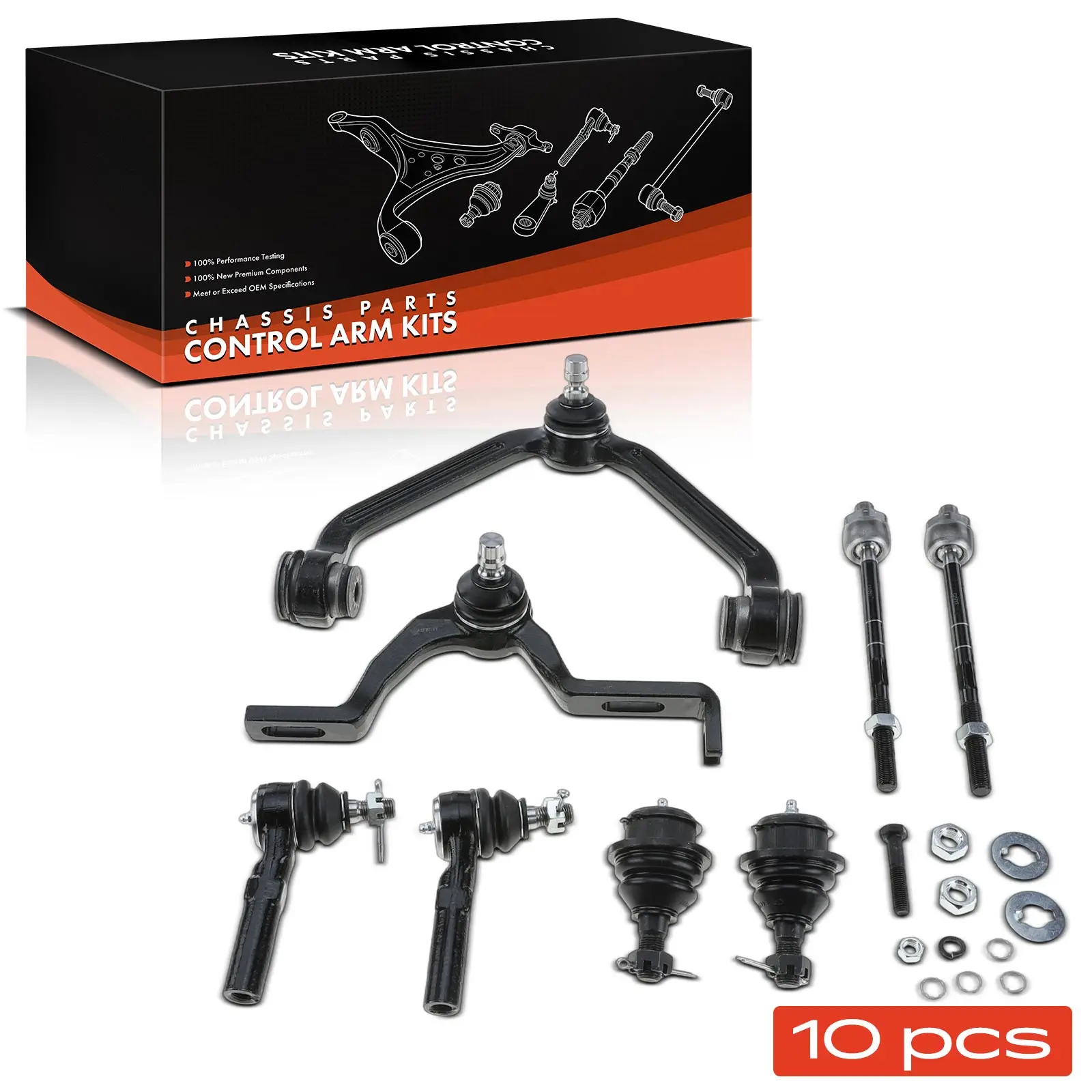 Frankberg 8x Querlenker satz Vorderachse Links Rechts für Ford Mercury Mountaineer Ranger Falcon 4.0L 2.5L 1997-2002 K8710T