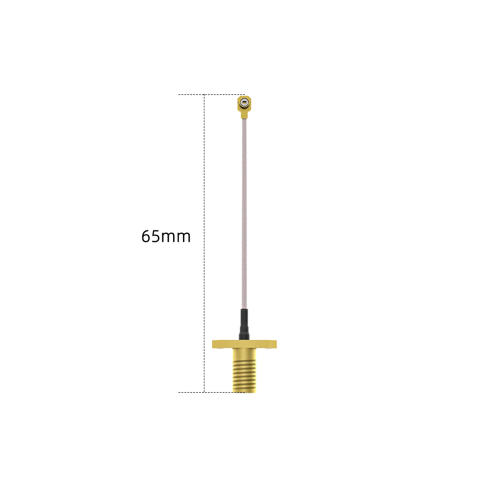 2 قطعة/1 زوج iFlight IPEX1 مستقيم إلى SMA شاحن أنثي كابل 65 مللي متر/100 مللي متر ل سباق BLITZ 25mW/ F5/F6/Chimera7 XL10 CX10 FPV أجزاء