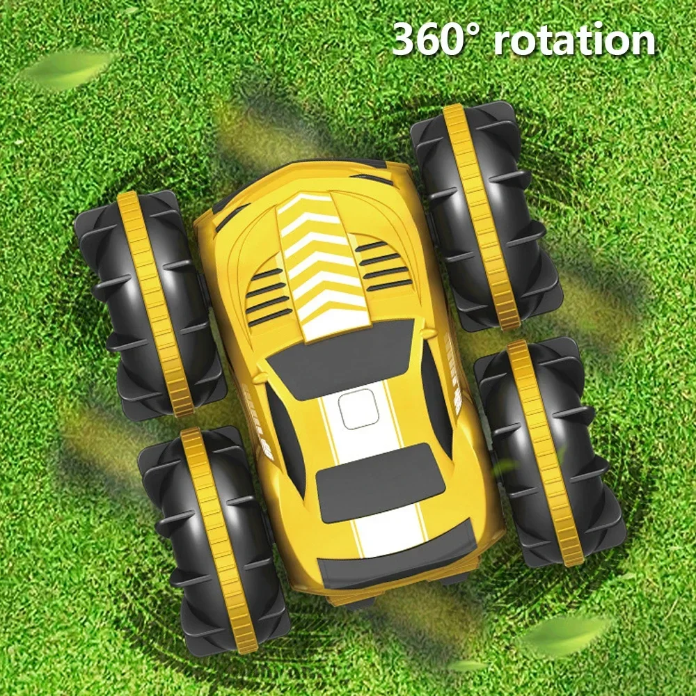 

l Remote Control Waterproof Stunt Car 4wd Vehicle Amphibious Auto Toys for Kids Boy Girl Gifts