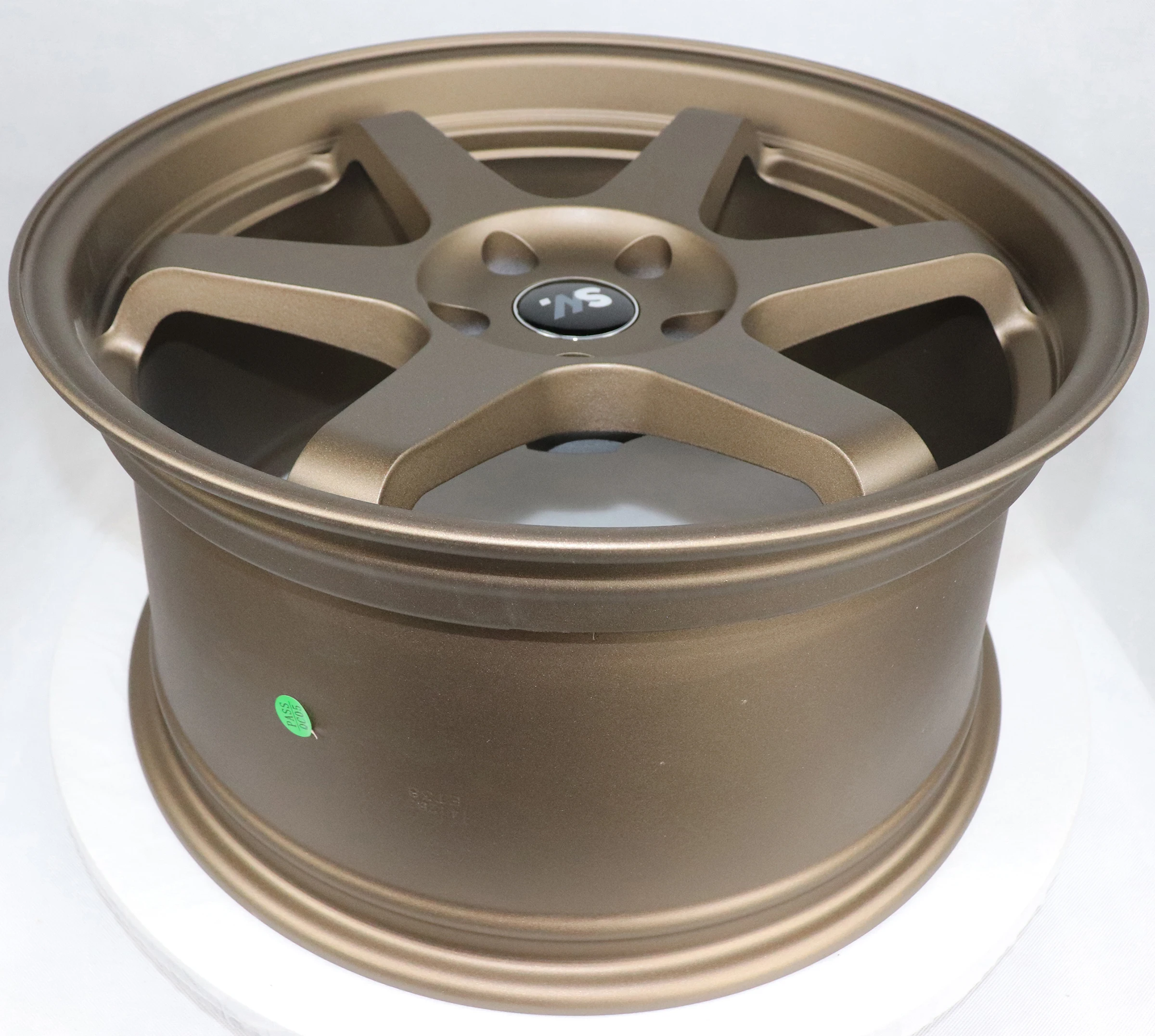 1PC TE37 bronze finish 5x100 passenger car wheels 120 pcd 5 holes 18 inch sport rims for racing