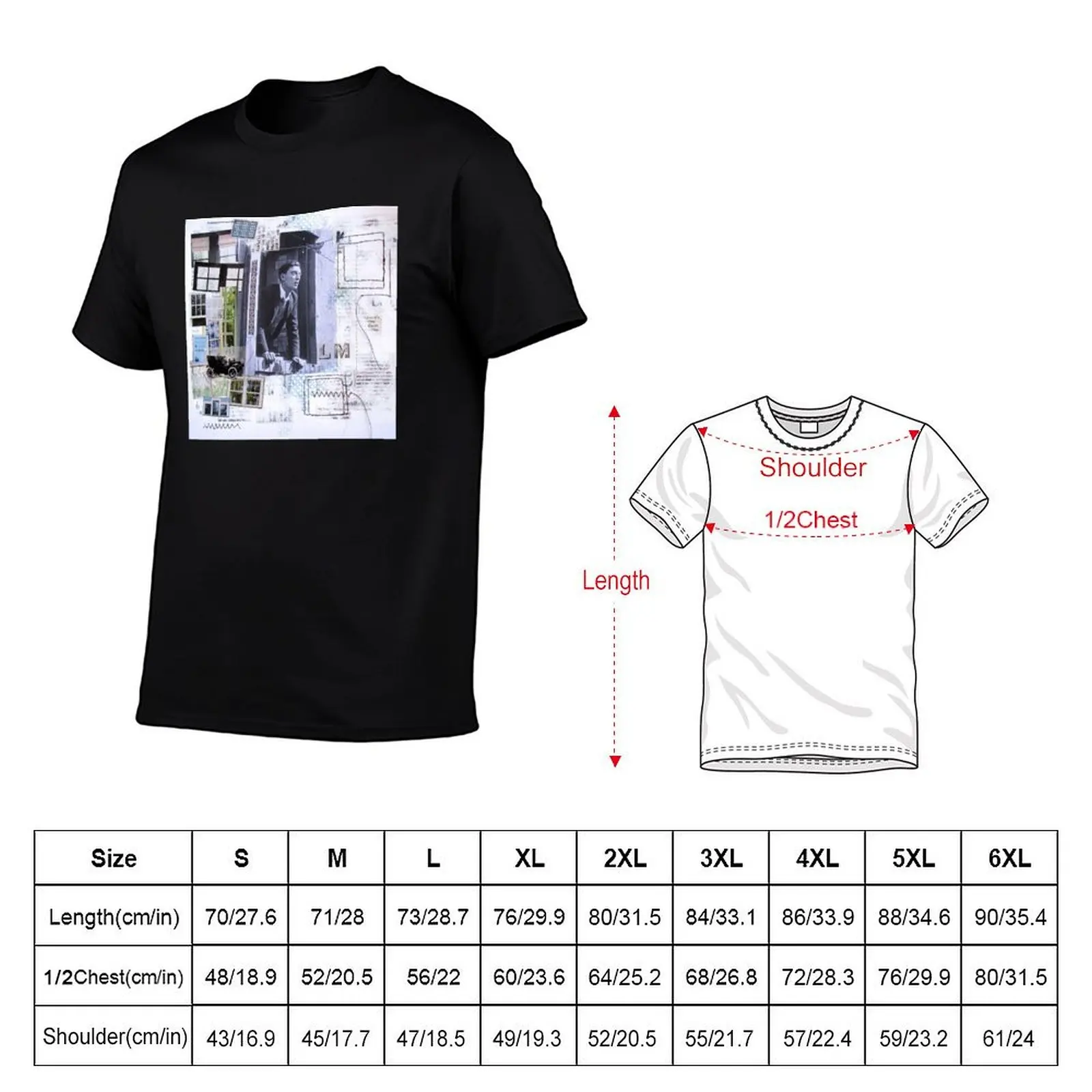 Buster's Windows T-Shirt Basic Solid Color Short Sleeve T-Shirt