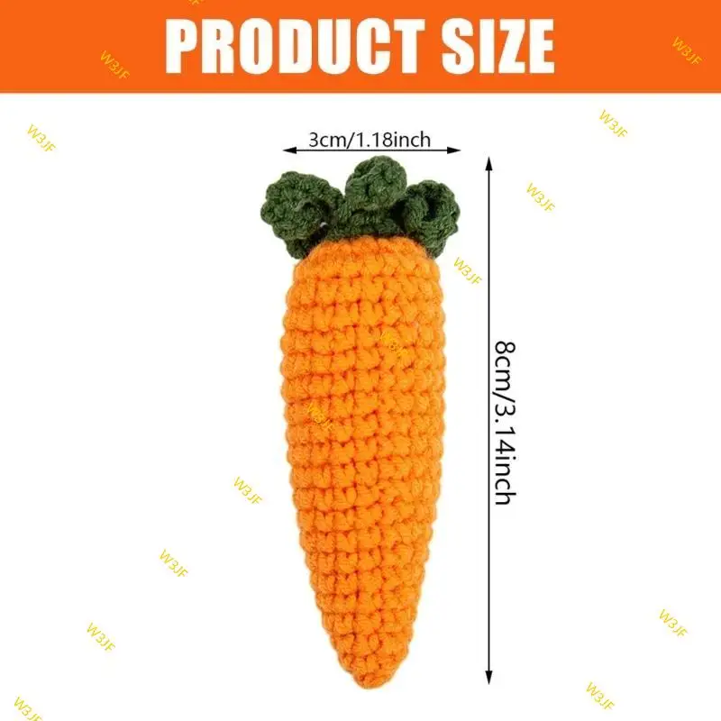 

W3JF, дружелюбные для ребенка, вязание крючковые фото, фото реквизит, сфотографировали вязаную морковную игрушку для уникальных