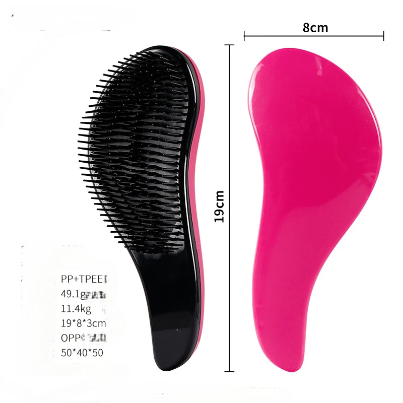 Best-selling large sizeTTAnti-knot hair comb, princess smooth hair comb, noblewoman comb, women's curly hair wig comb
