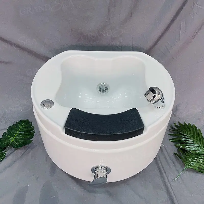 

Factory Wholesale Electric Pedicure Basin Pipeless Portable Salon Pedicure Spa Foot Bath Tub With Drain