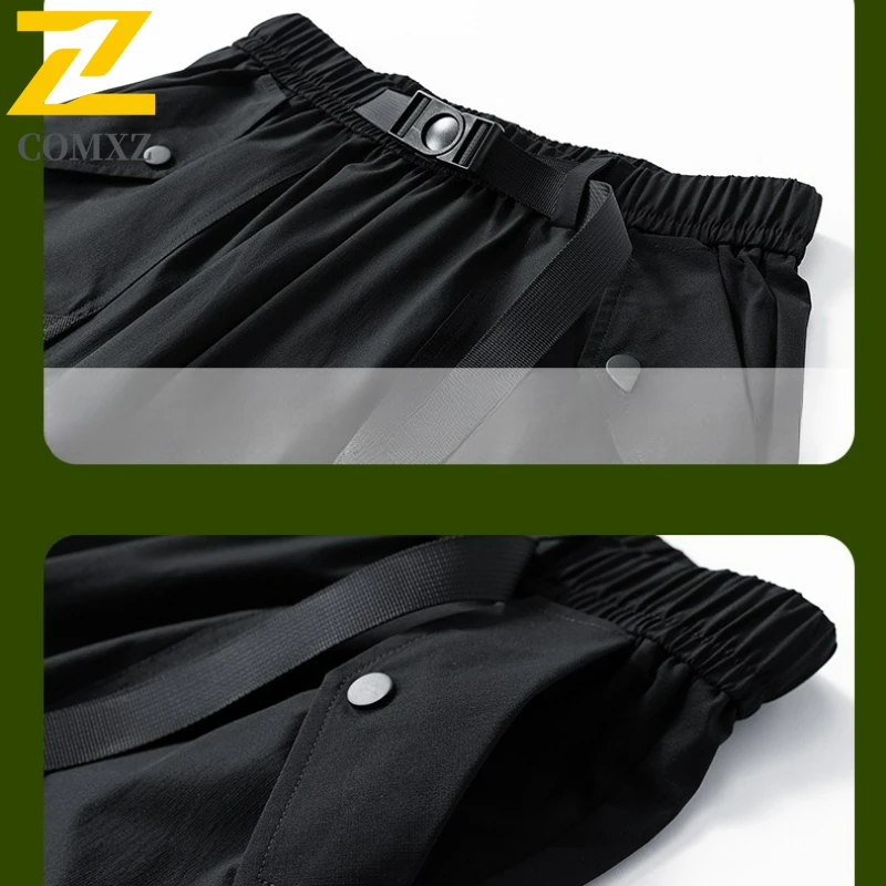 Male Utility Cargo Pants New Autumn Jogger Training Multifunctional Trousers Outdoor Mountain Camping Fashion Comfort Pants