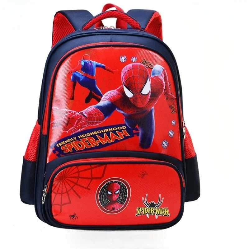 حقيبة ظهر ديزني للفتيات اللطيفة فروزن سبايدر مان مع حقيبة غداء قلم رصاص كرتوني للفتيات والأولاد هدية لطلاب المدارس