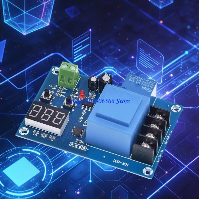 02DD Precise Digital Display Battery Chargers Controller Module 0.1 Accuracy