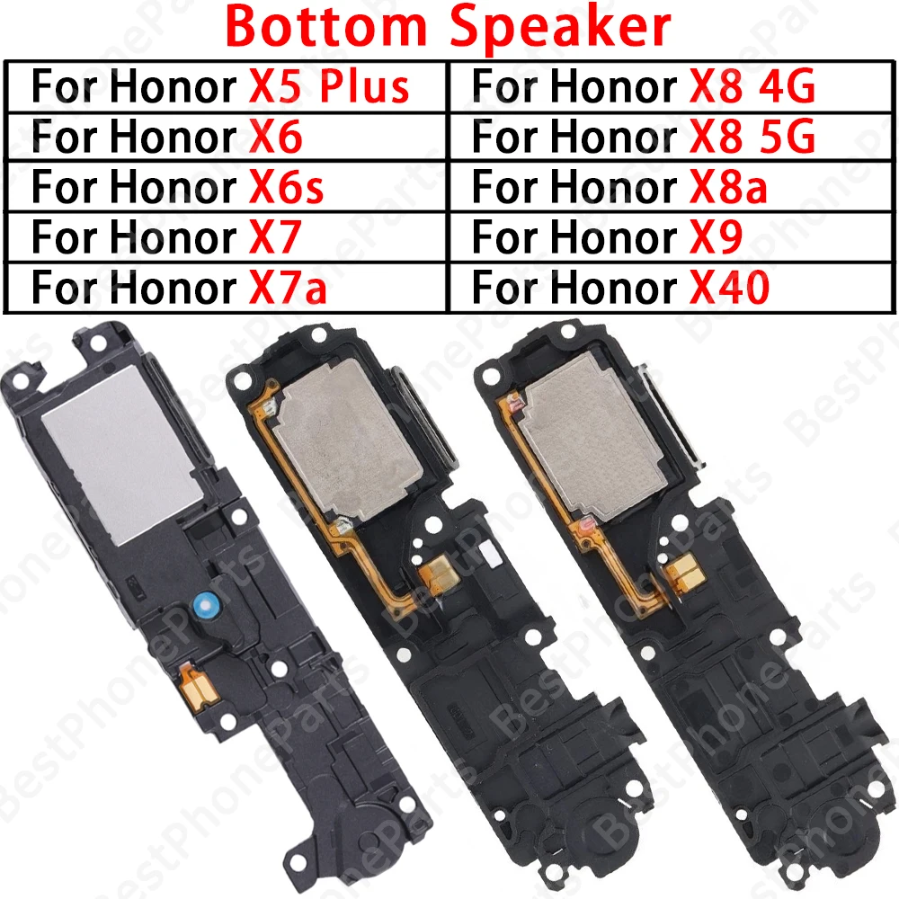 Bottom Speaker For Huawei Honor X5 Plus X6 X6s X7 X7a X8 4G 5G X8a X9 X40 Loud Speaker Buzzer Ringer Sound Module Board