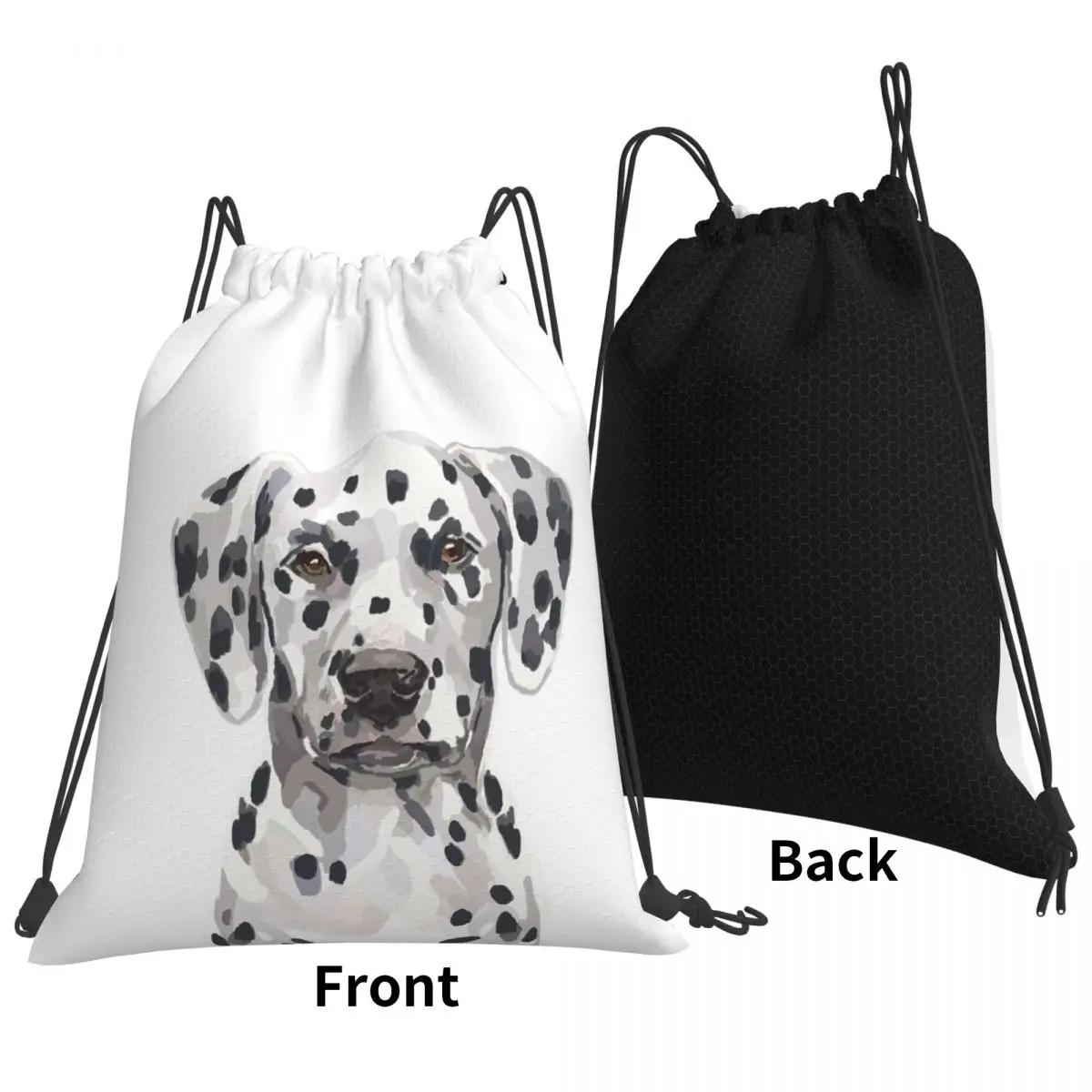 

Dalmatian Backpacks Multi-function Drawstring Bundle Pocket Sundries Bag Book Bags for Man Woman School