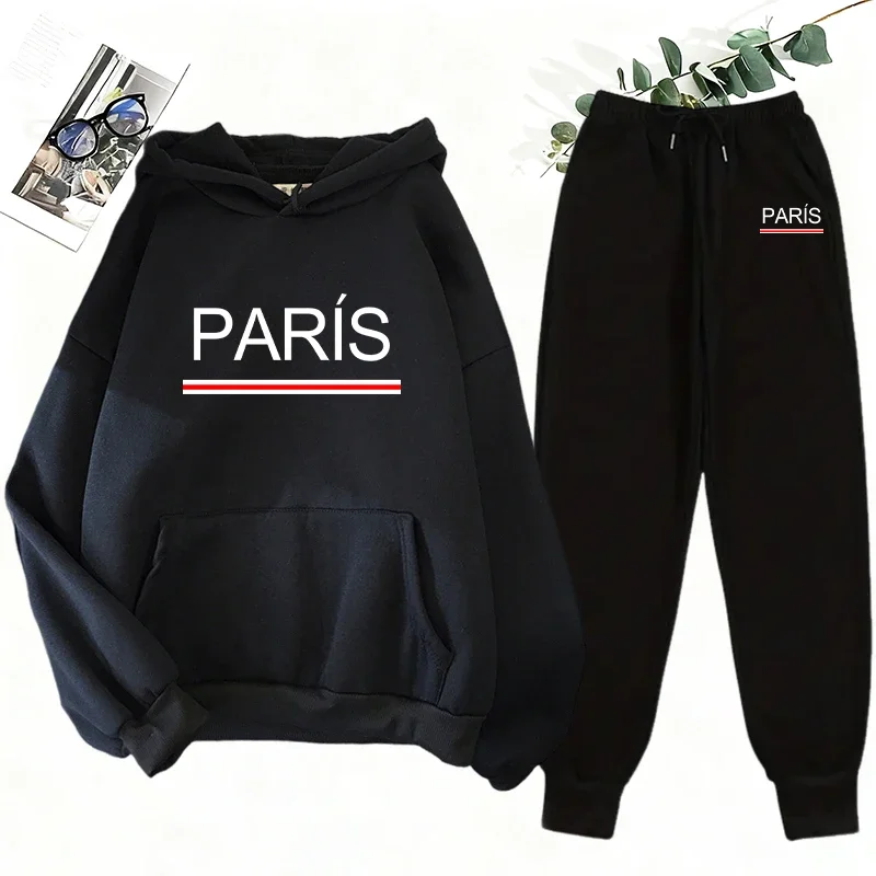 Autumn Winter Women's Tracksuit Casual Pullover Sweatshirt Streetwear Outdoors Sports Jogging Clothing Fashion Hoodie Sportswear