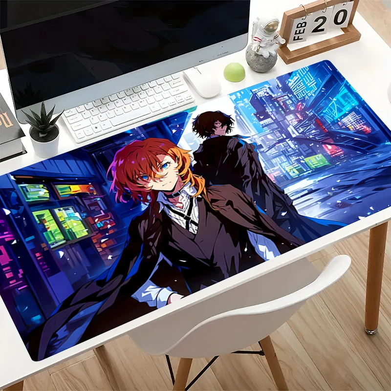 

Mouse Pad B-bungo Stray Dogs E-sports Gamers Desk Mat Varmilo Keyboard Mat Gaming Accessories Japanese Popular Anime Mousepad