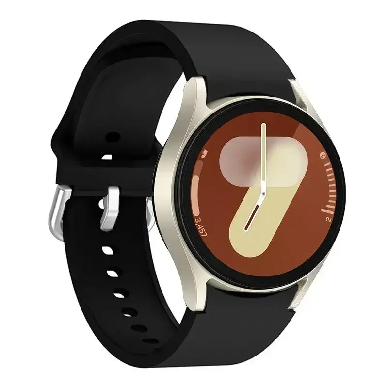 Оригинальный силиконовый ремешок 20 мм для Samsung Galaxy Watch 7 6 5 4 44 мм 40 мм Band 6 4 Classic 47 мм 43 мм 46 мм 42 мм 5 Pro 45 мм Браслет