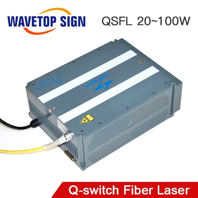 WaveTopSign Q-switched Pulse Fiber Lase=r 20W - 100W Adjustable Pulse Width