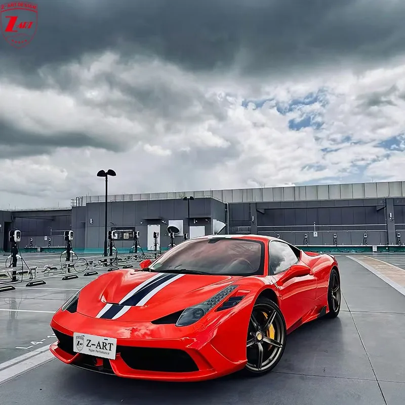 Z-ART Dry Carbon Fiber SP Body Kit for Ferrari 458 SP Kit for Ferrari 458 458 Dry Carbon Fiber Tuning Kit