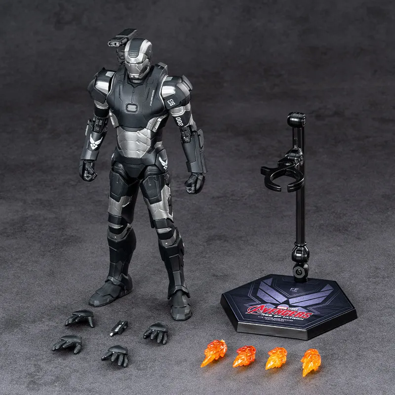 Zhongdong Marvel War Machine Mk2 Action Figure Collectible Model Movable Joints Desktop Display Gift For Adult Marvel Fans - view 5