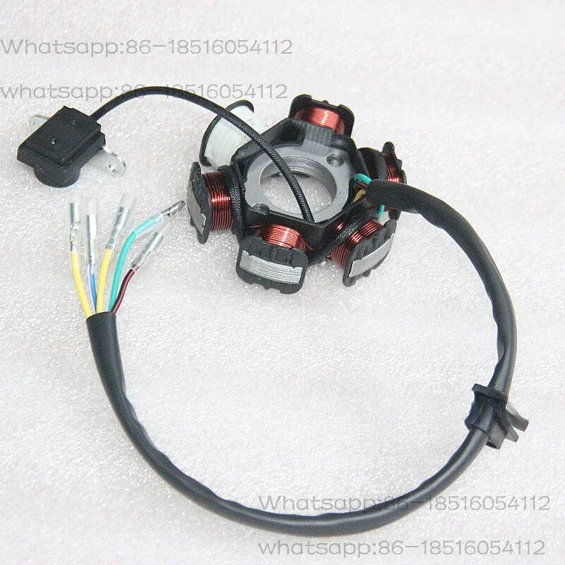 Motorrad ATV Zubehör 110-125 Vollwellen-Sechsstufen-Zündspule Magneto Stator