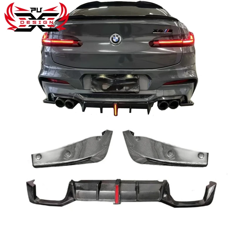 

Rear Splitter Carbon Fiber For BMW X4M F98 2019-2021 Rear Diffuser Rear Bumper Rear Shunt Retrofit accessories Body Kit