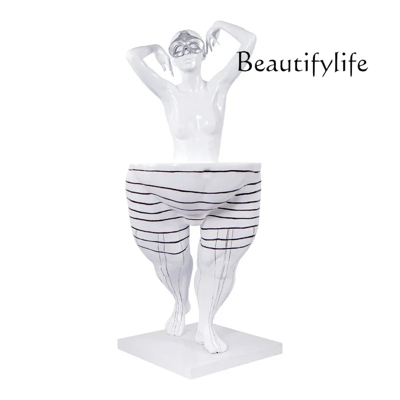 Creative Shaper Figure Sculpture Artwork Hotel Lobby Club Sales Office Large Ornaments