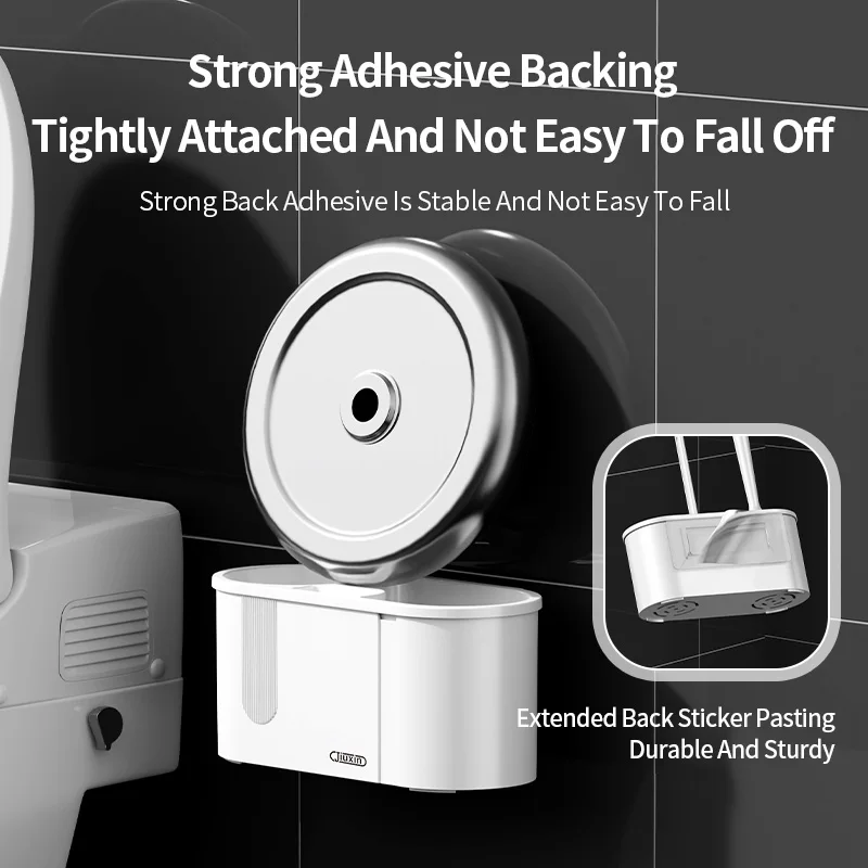 Toilet Brush For Household Use No Dead Corners Toilet Brush 2024New Wall Mounted Toilet Brush Set Bathroom Gap Brush PP Material