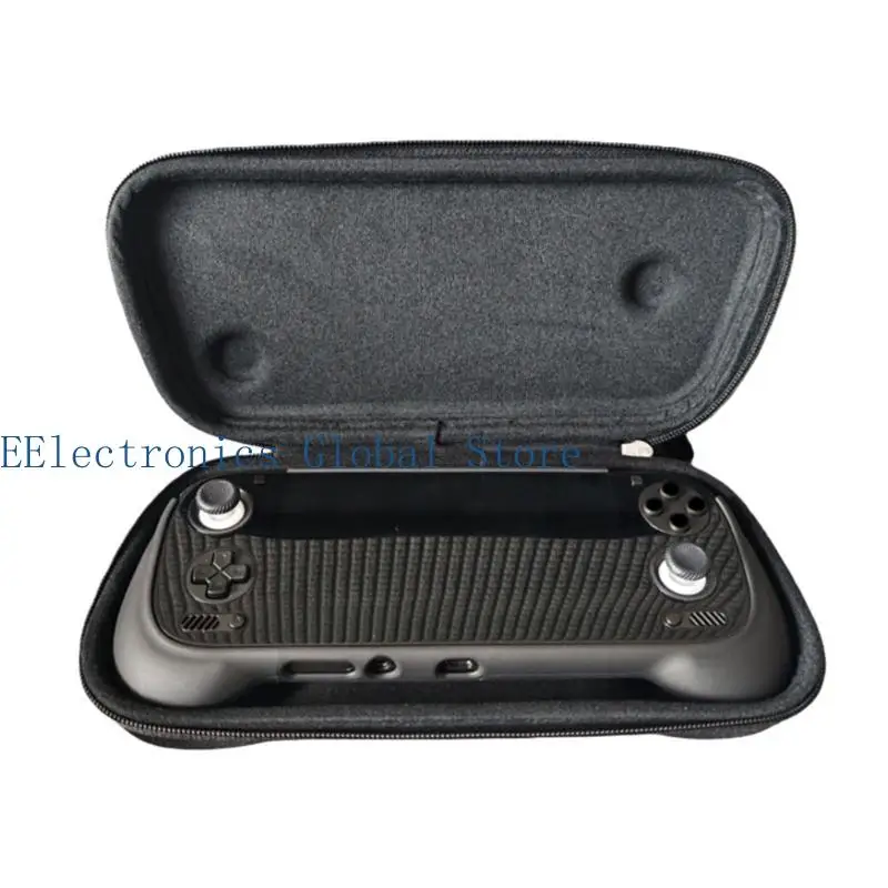 462B Handheld Game Console Carrying Case with Hard Shell Exterior, Travel Storage Pouch for Daily Carry, Black Holder in 26 X 12