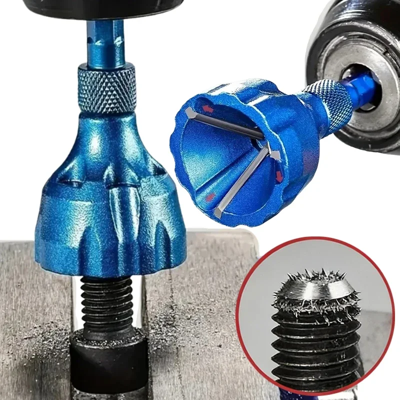 

Remove Burr Drill Bit Deburring Chamfer Drill Bits Damaged Thread Repair Bolt Metal Screw Trimming Angle Bolt Chamfering Knife