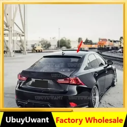Carbon Fiber Rear Roof Spoiler Fit For Lexus IS IS250 IS300 IS350 2013 2014 2015 2016 2017