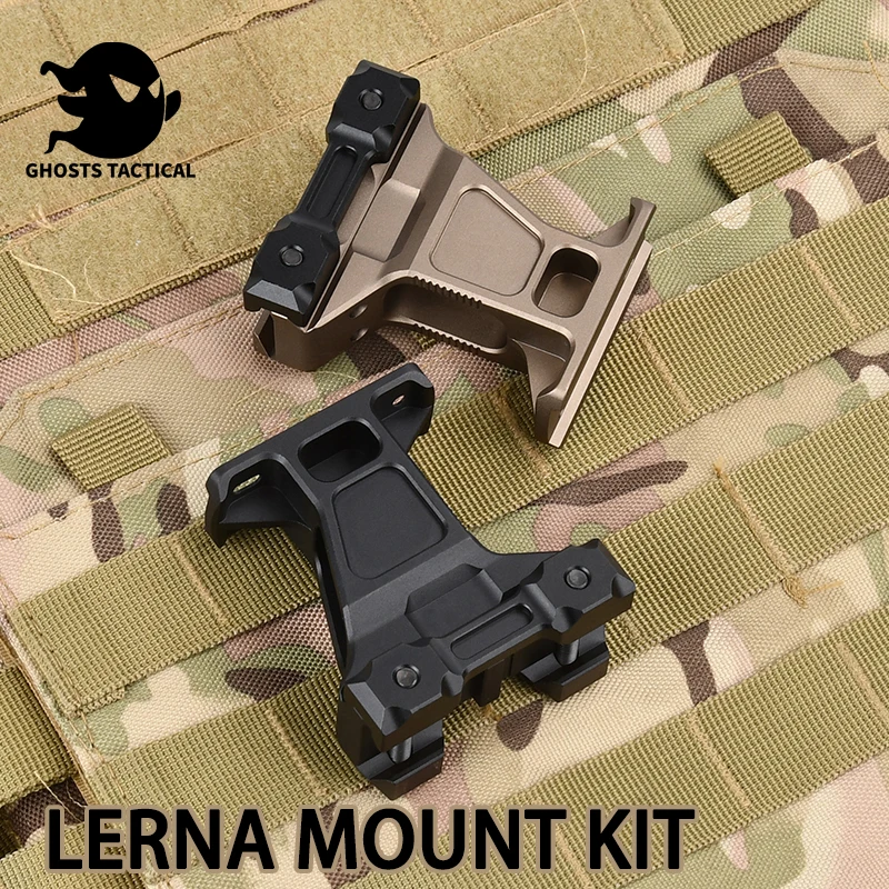 

WADSN LERNA MOUNT KIT Tactical Red Dot Sight Lerna Mount Scope Height Mounts Fit 20mm Rail M5S Aiming Hunting Game Gear Base