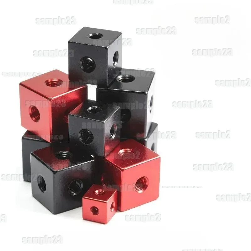 10pcs Square Nut Hexagon Nut Block Threaded Insert M3 M4 M5 M6 M8 M10 Acrylic Case Mounting Fastener 6-30mm