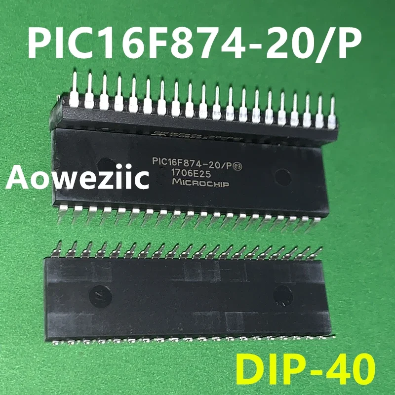 PIC16F874-20/P microcontroller chip 8-bit microcontroller flash PDIP-40 new original