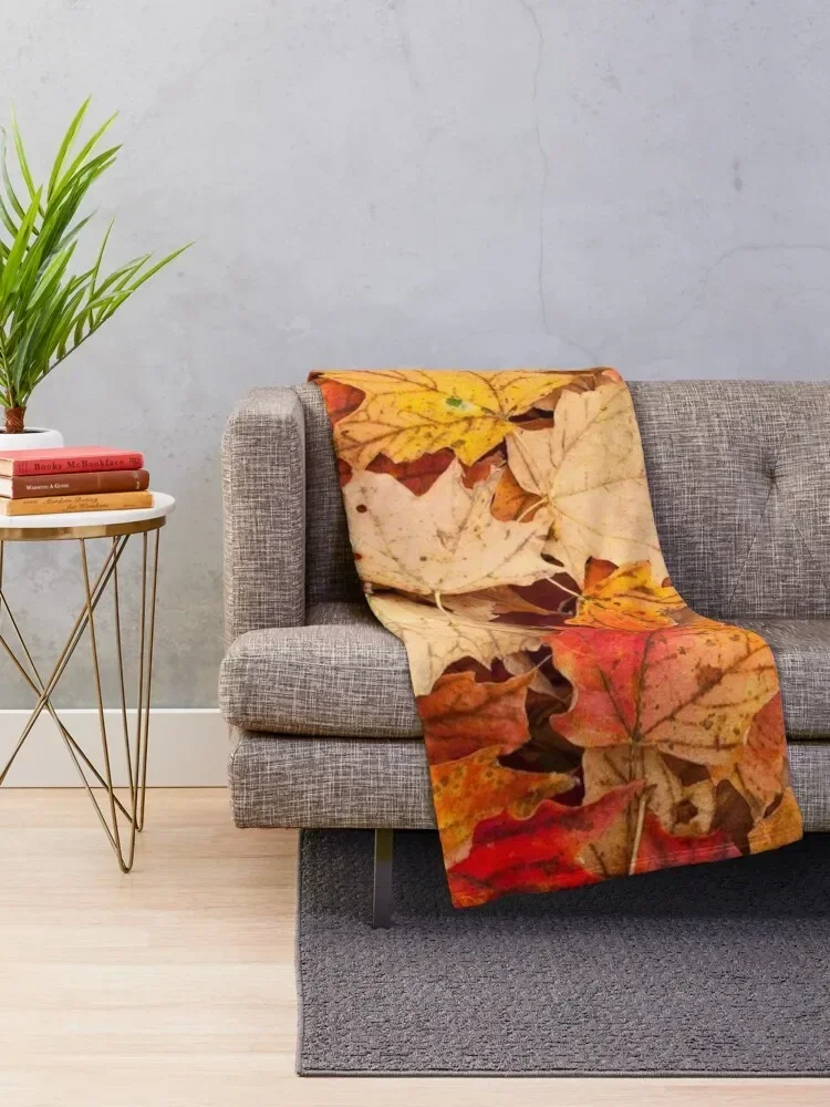 Leaf Me Alone Throw Blanket warm for winter Soft Giant Sofa Sofa Throw Blankets