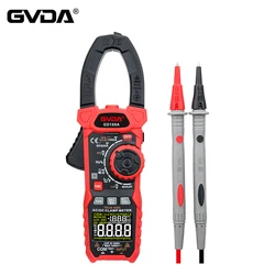 GVDA Digital Clamp Meter multimetro Auto Range True RMS NCV DC AC VFD Voltage Inrush Current Tester voltmetro Smart Multitester