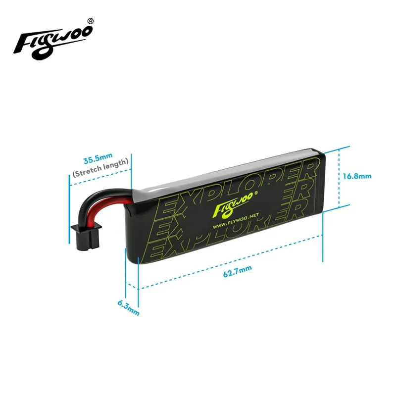 Flywoo 4pcs Explorer 1S 450mAh HV V2 A30 Plug