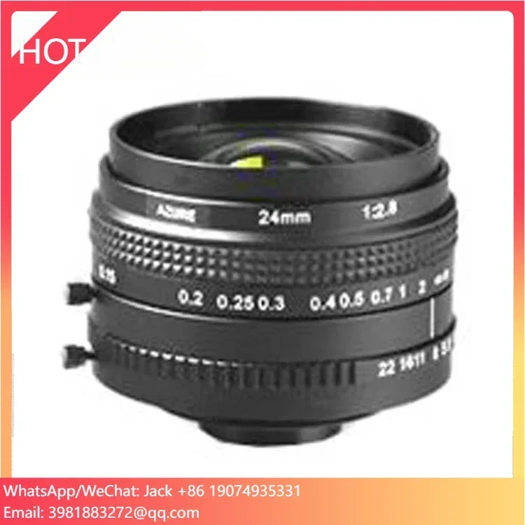 

43mm Image Format F2.8 Manual Iris 24mm M42 T Mount Low Distortion Machine Vision Tmount Fa Cctv Lens for Industrial System