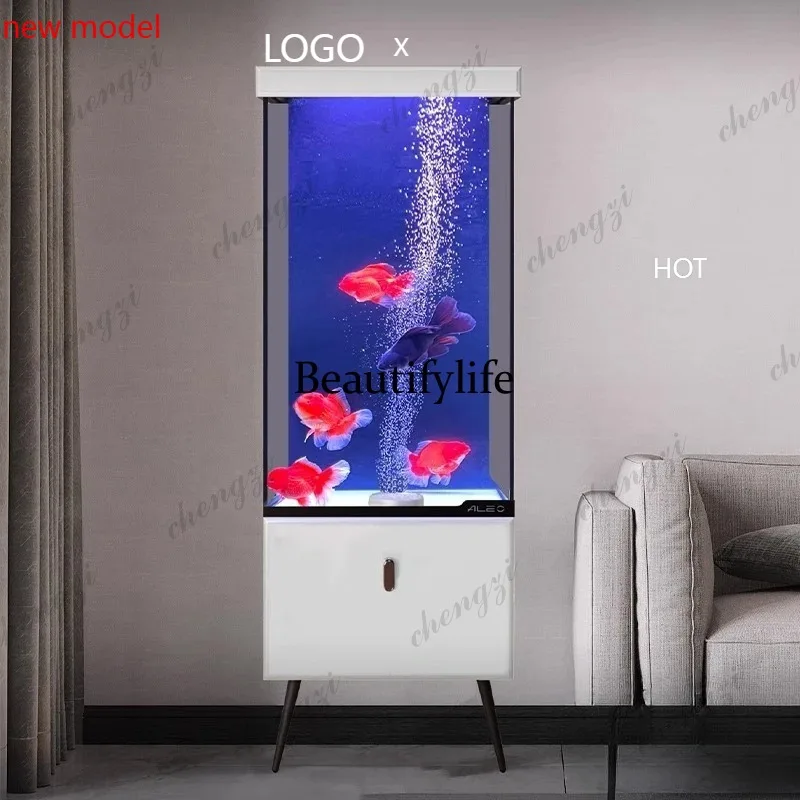 

M138 Creative Fish Bowl Aquarium Entrance Hall Goldfish Bowl Water Turtles Aquarium Glass Customizable Furniture