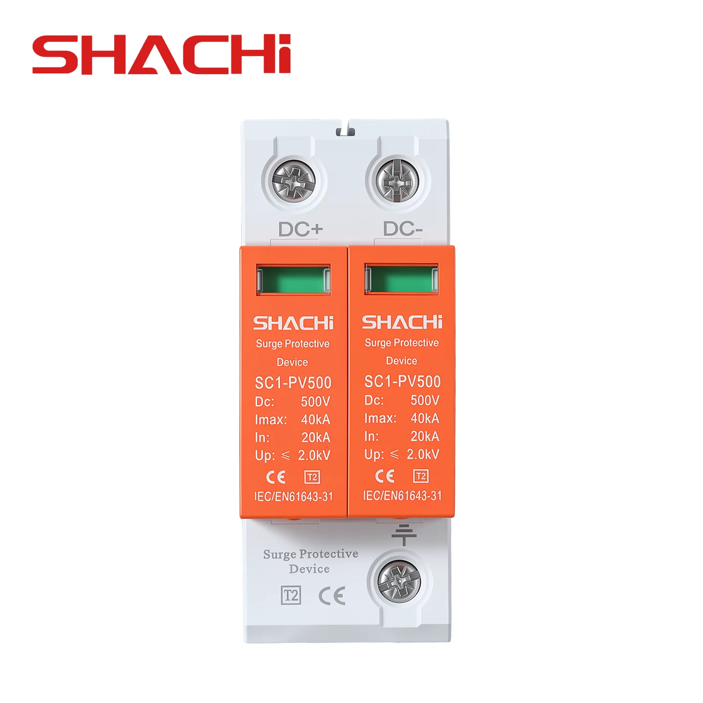 DC Surge Protective Device 500V 600V 800V 1000V 10KA-20KA 20KA-40KA House Surge Protector Protective Low-voltage Arrester Device