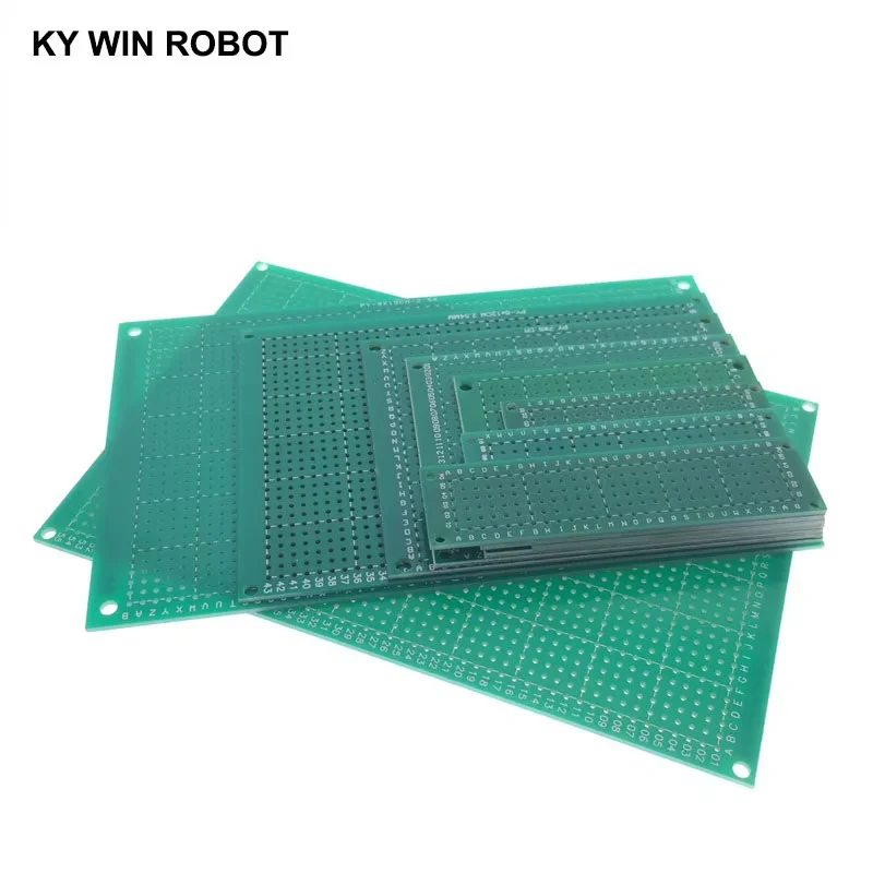 2x8 3x7 4x6 5x7 6x8 7x9 8x12 9x15 10x15 cm Single Side Prototype Diy Universal Printed Circuit PCB Board Protoboard For Arduino