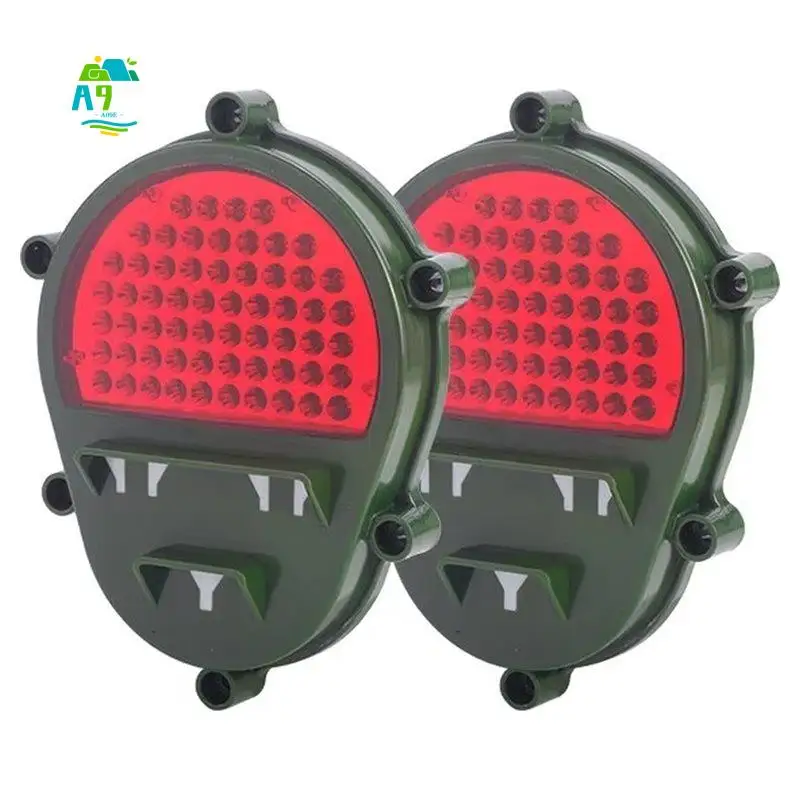A09E-LED Rear Brake Stop Light For Hummer H1 M35 M998 High Low Red Signal Indicator Lamp 5 Wires Tail Lights