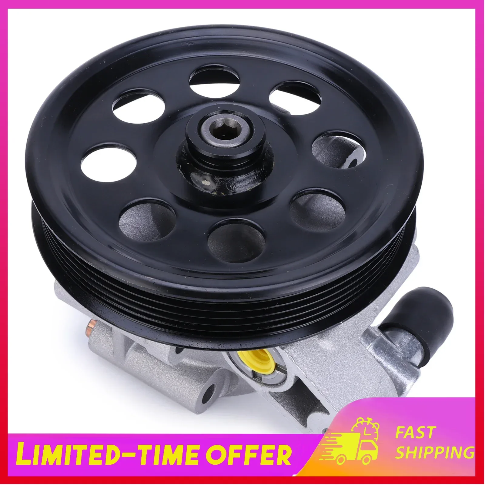 

For Ford F150 2011-2014 V8 6.2L Power Steering Pump with Pulley BL3V3A696AA Automobiles Parts Accessories Chassis Parts Steering