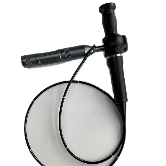 Flexible Optical Fiberscope With 4mm Dia, 1.2m Probe Cable, Adjustable Led Light Source