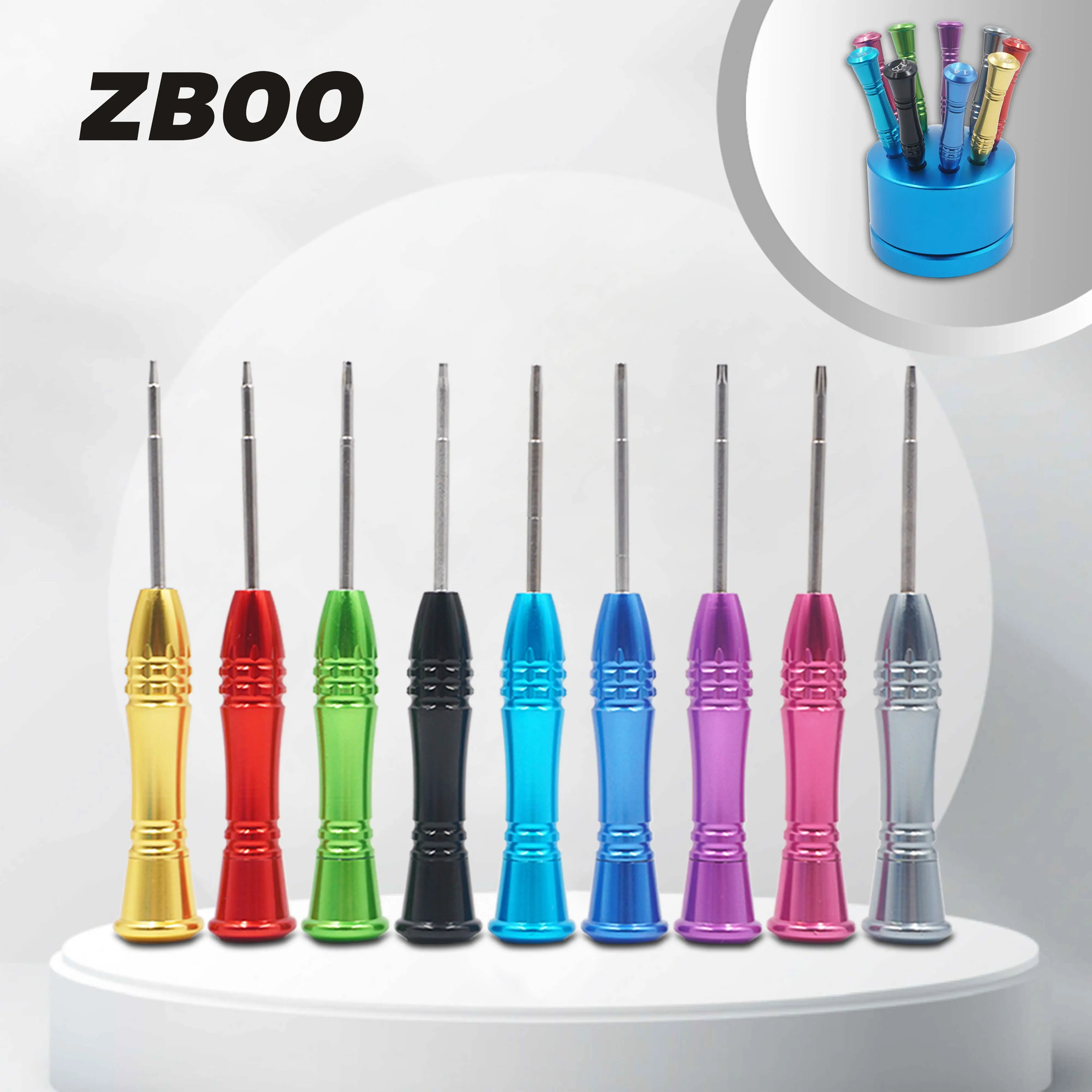 9Pc/Set Dental Laboratory Screwdriver Dental Orthodontic Matching Dental Tools Micro Screw Driver for Implant Dentist Instrument