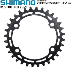 Shimano-M5100クラウンmtbチェーンリング,30t,32t,11スピード,バイクパーツ,ギア10s, 11 s, 96bcd,オリジナル