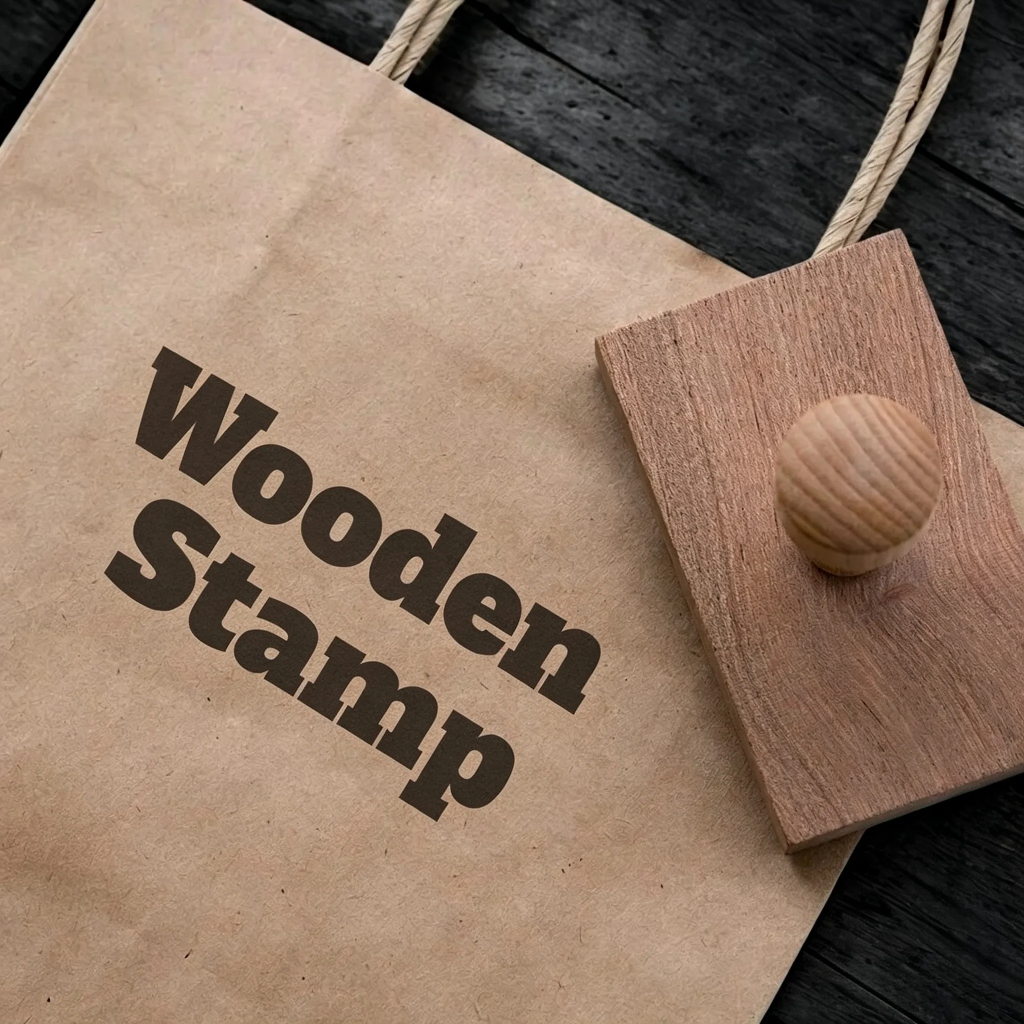 Custom Wooden Stamp Seal Personalized Logo Wedding Party Packaging Stamp Company Address&Name Self Inking Rubber Stamp Artwork