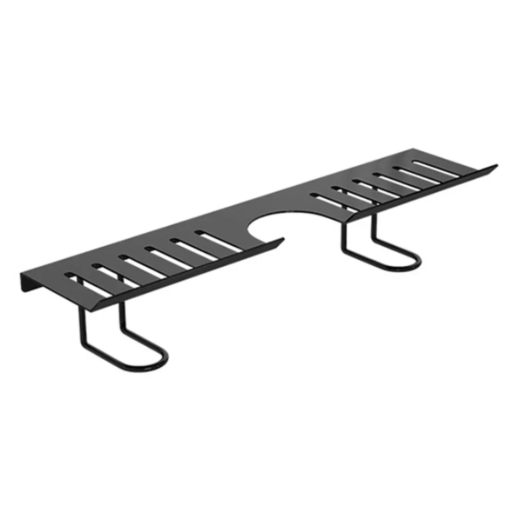 

Carbon Steel Bathroom Storage Rack Water Drainage Punch Free Faucet Storage Shelf Rustproof Large Capacity Kitchen Sink Shelf