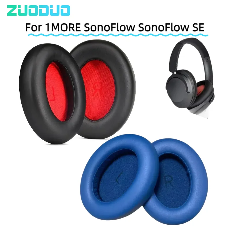 

Replacement Earpads for 1MORE SonoFlow SonoFlow SE Earmuffs Ultra-soft Sponge Cushion Cover Repair Parts Headphone