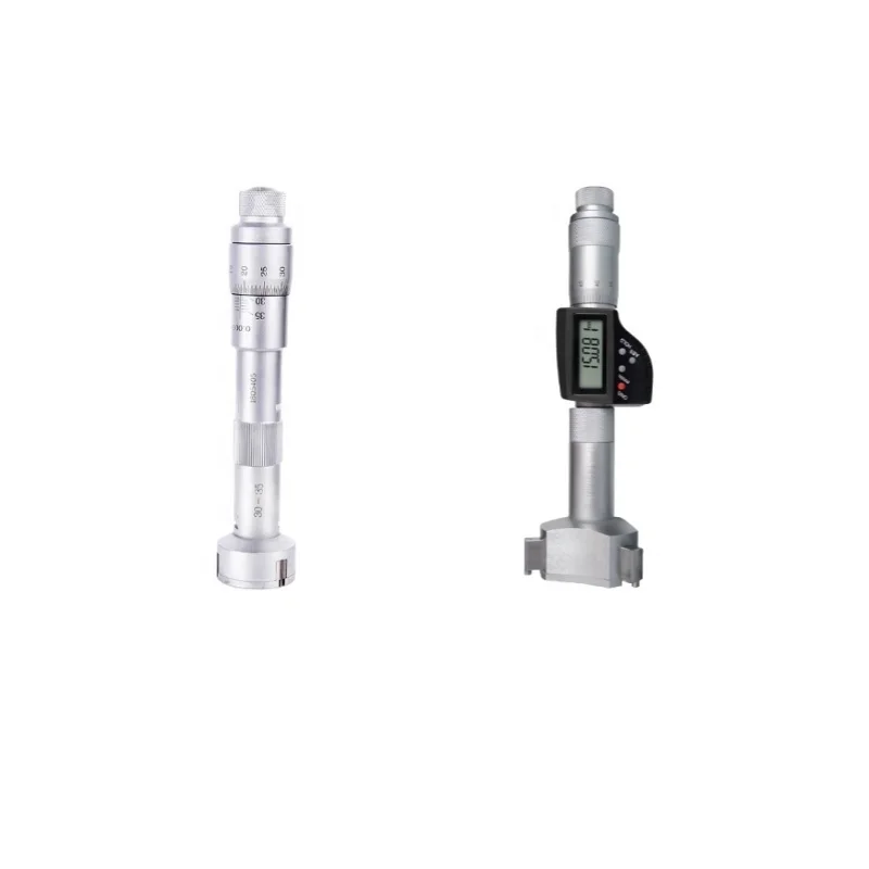 

GUANGLU Analog Three Point Internal Micrometer 6-100mm 0.001mm Digital 3 Point Inside Micrometer Internal Micrometers