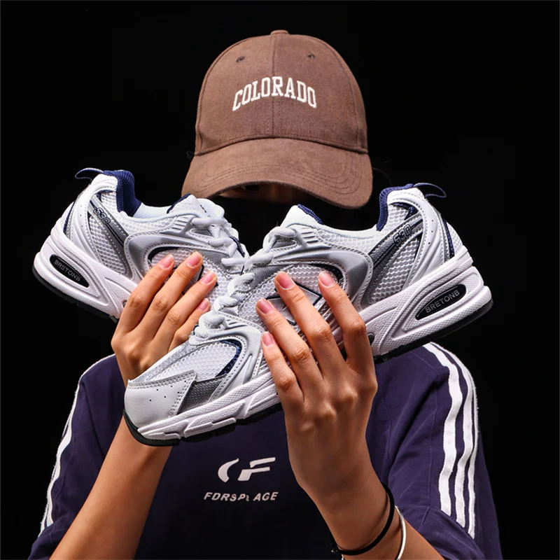 Klassische Mesh-Retro-Papa-Schuhe, modische und vielseitige Outdoor-Sport- und Freizeitschuhe für Männer und Frauen