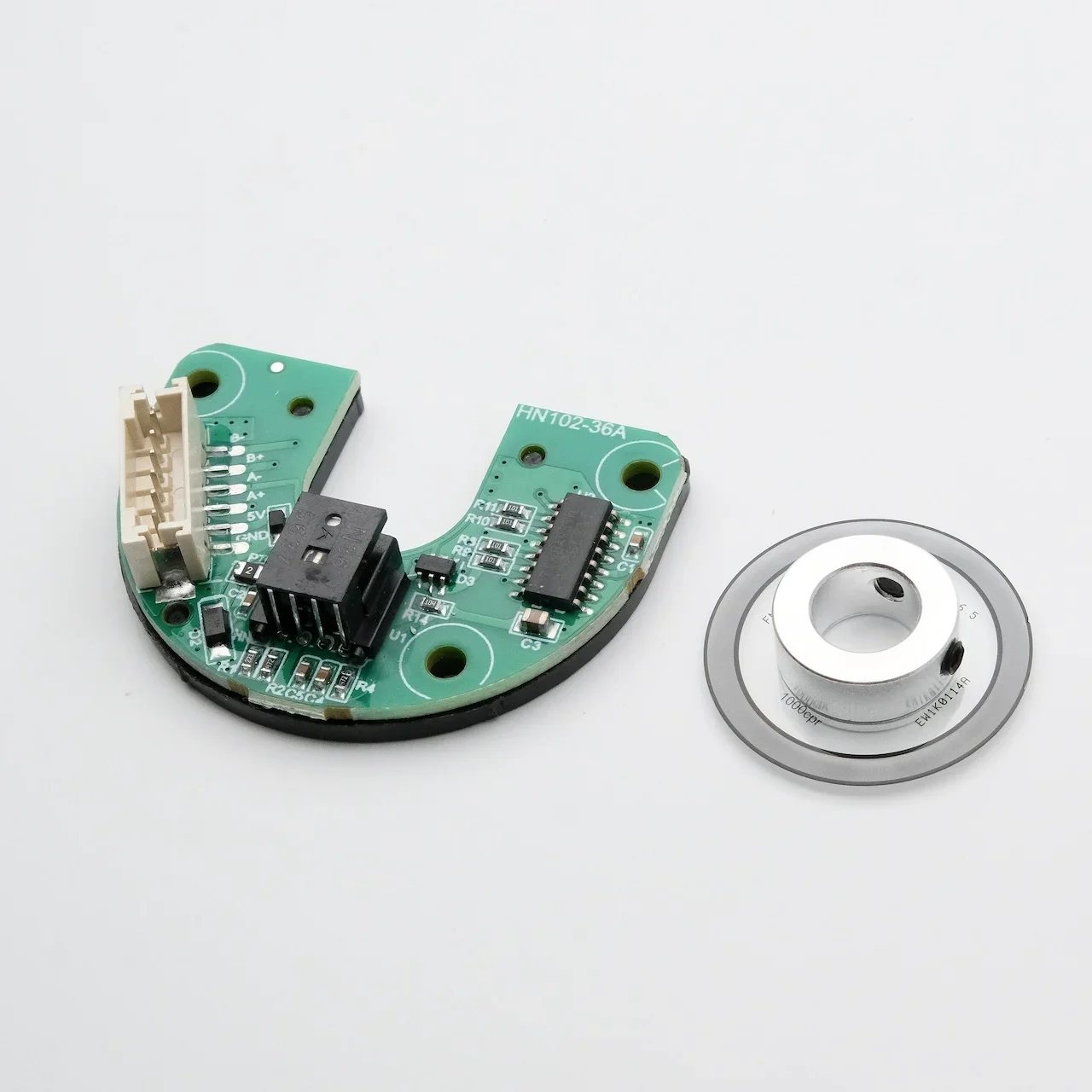 1000ppr ab 2 fases para 57mm 9731 disco de código de motor de passo industrial HN102-36A 8mm furo 360ppr 1000 lpr diy nema 23