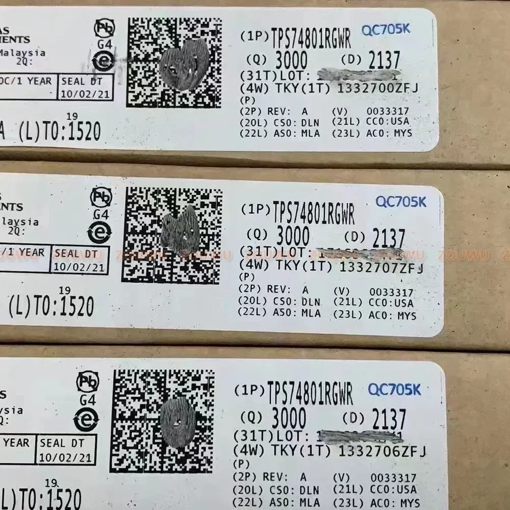 10PCS/LOT TPS74801RGWR TPS74801RGW TPS74801 74801 QFN20 Commitment to 100% brand new original