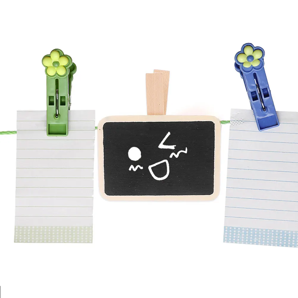 50 قطعة علامات السبورة المصغرة السبورات الخشبية الكتابة ملاحظات الرسائل جداول السبورة المصغرة #1