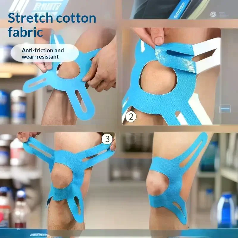 2Pcs Sports Knee Pads Elastic Cotton Support Running Cycling Gym Workout Adjustable Straps Joint Protection